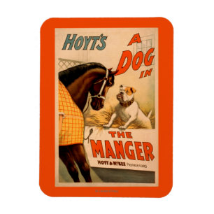 Hoyts Ein Hund im Theaterplakat des Managers Magnet
