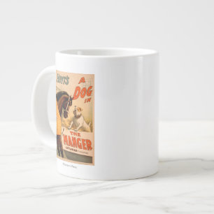 Hoyts Ein Hund in der Futterkrippe Theaterplakat Jumbo-Tasse