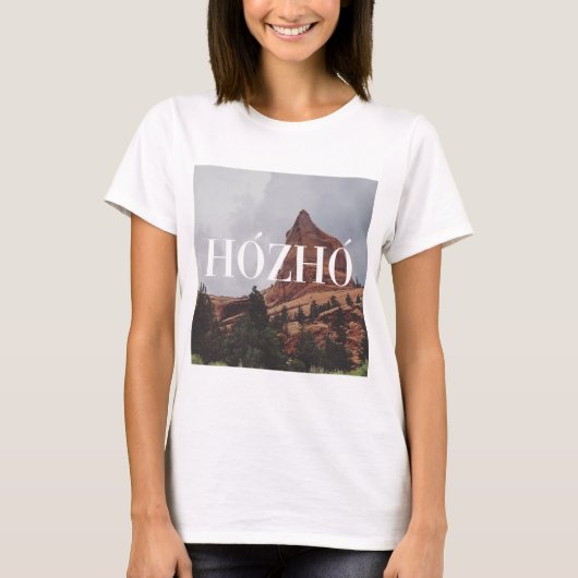 Hozho Chuska Gebirgsdamen T-Shirt (Vorderseite)