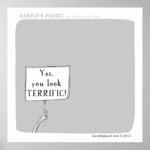 HP5043 "harold's planet" großartig Poster