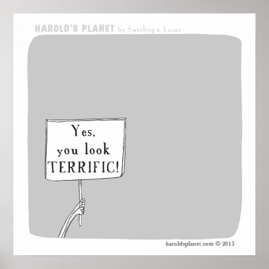 HP5043 "harold's planet" großartig Poster (Vorne)