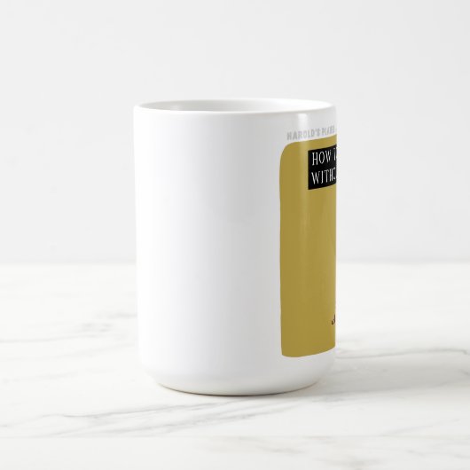 HP5064 "Harold Planet" "überleben ohne Kaffee " Kaffeetasse (Mittel)