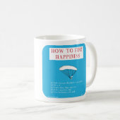 HP5157, paraglide, Gleitschirmfliegen, Glück Kaffeetasse (VorderseiteRechts)