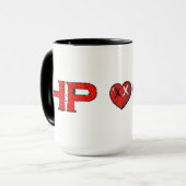 HP-Herz-Emote-Tasse Tasse (Vorderseite Links)