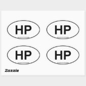 HP HIGHER POWER Oval Sticker (Blatt)