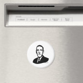 HP Lovecraft Portrait Magnet (In Situ (Geschirrspüler))