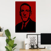 HP Lovecraft Portrait Poster (Heimbüro)