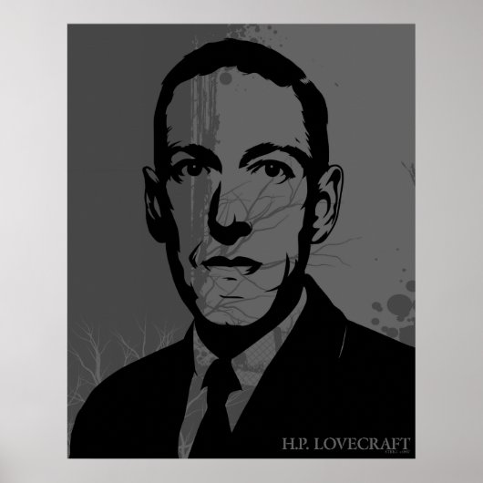 HP Lovecraft Portrait Poster (Vorne)