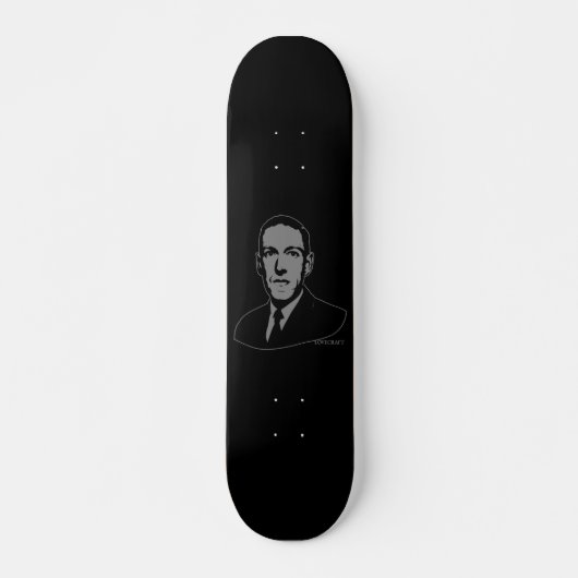 HP Lovecraft Portrait Skateboard (Vorne)