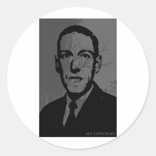 HP Lovecraft Portrait Sticker