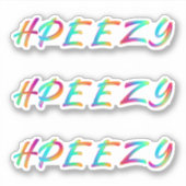 HPEEZY Vinyl Stickers Aufkleber (Vorderseite)