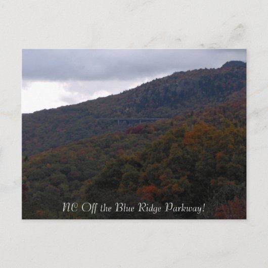 HPIM0118, NC Off the Blue Ridge Parkway! Postkarte (Vorderseite)