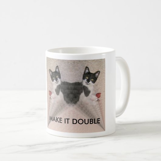 HPIM1516, MACHEN ES DOPPELT KAFFEETASSE (VorderseiteRechts)