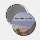 HPIM6736, Gott segne Amerika! Magnet (Vorderseite/Rückseite)