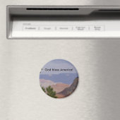 HPIM6736, Gott segne Amerika! Magnet (In Situ (Geschirrspüler))