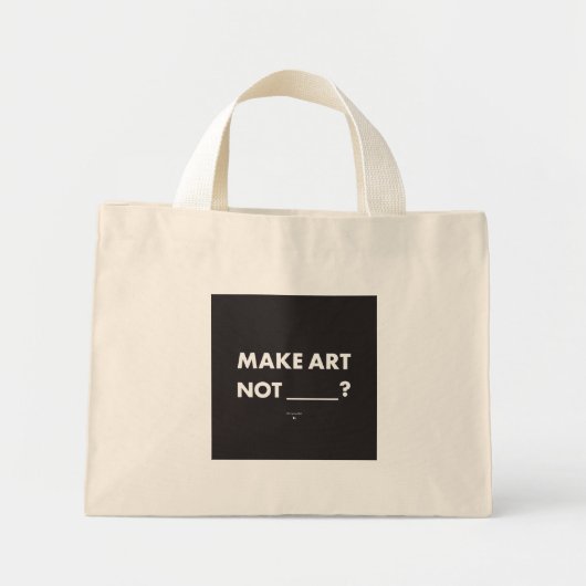 HPP KUNST NICHT _____? Kleine Tasche (Vorne)