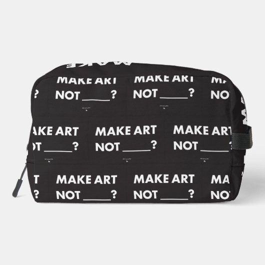 HPP KUNST NICHT _____? Reisetasche Waschbeutel (Rückseite)