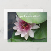 Hppy Celebration Custom Occasions Floral Postcard Postkarte (Vorne/Hinten)