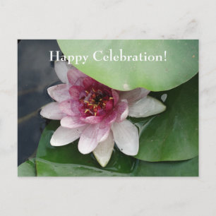 Hppy Celebration Custom Occasions Floral Postcard Postkarte