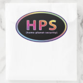HPS OVALER AUFKLEBER (Tasche)
