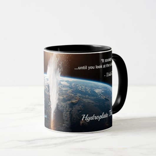 HPT mug - bursting fountains and Brown quote Tasse (VorderseiteRechts)