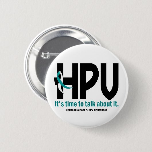 HPV Bewusstsein 1 Button (Vorne & Hinten)