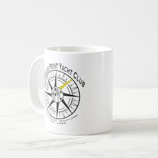 HPYC Kompass-Tasse Kaffeetasse (Vorderseite Links)