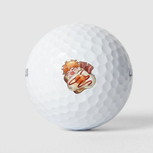[HQ x Frühstück] Hinata - Eierbacon Toast Golfball (Vorderseite)