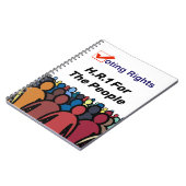 HR1 Stimmrecht für das Volk Gesetz Notizblock (Linke Seite)