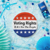 HR1 Stimmrecht für das Volk Gesetz Pappteller (Party)