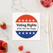 HR1 Stimmrecht für das Volk Gesetz Serviette (Beispiel)