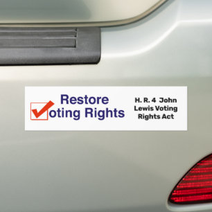 HR4 John Lewis Voting Rights Act Autoaufkleber