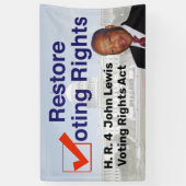 HR4 John Lewis Voting Rights Act Banner (Vertikal)