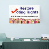 HR4 John Lewis Voting Rights Act Banner (Messeveranstaltung)