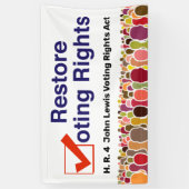 HR4 John Lewis Voting Rights Act Banner (Vertikal)