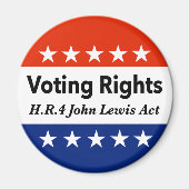HR4 John Lewis Voting Rights Act Magnet (Vorne)