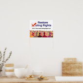 HR4 John Lewis Voting Rights Act Poster (Küche)