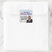 HR4 John Lewis Voting Rights Act Quadratischer Aufkleber (Tasche)
