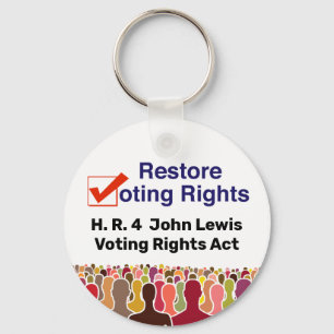 HR4 John Lewis Voting Rights Act Schlüsselanhänger