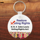 HR4 John Lewis Voting Rights Act Schlüsselanhänger (Vorderseite)