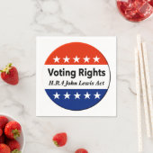 HR4 John Lewis Voting Rights Act Serviette (Beispiel)