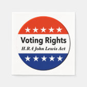 HR4 John Lewis Voting Rights Act Serviette (Vorderseite)