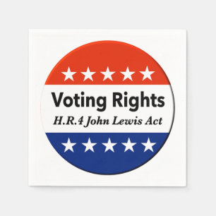 HR4 John Lewis Voting Rights Act Serviette