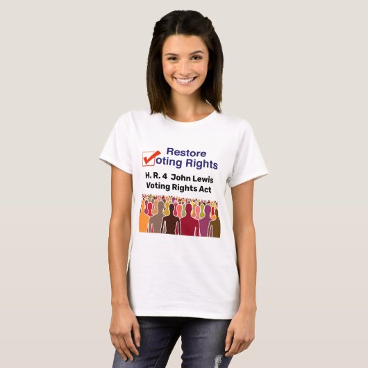 HR4 John Lewis Voting Rights Act T-Shirt (Vorne ganz)
