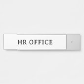 HR-BÜRO | Professionelles modernes Türschild (Vorderseite )