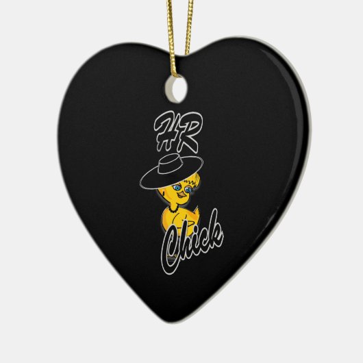 HR Chick #4 Keramikornament (Links)