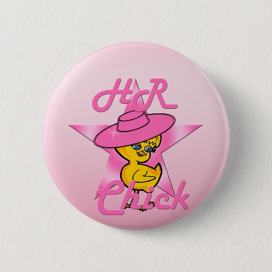 HR Chick #8 Button (Vorderseite)