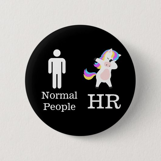 HR 🦄 Dabbing Einhorn ZOLLBARES Button (Vorderseite)
