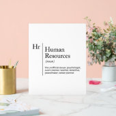 HR Definition-Wörterbuch Acrylschild (Hochzeit)