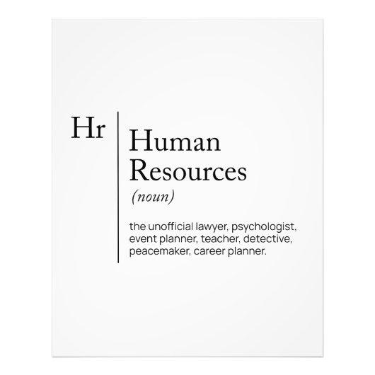 HR Definition-Wörterbuch Fotodruck (Vorne)